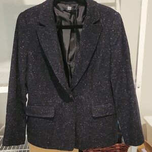 Chadwicks Black Speckled Blazer